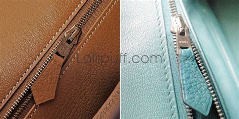 hermes zipper fake|real hermes zippers.